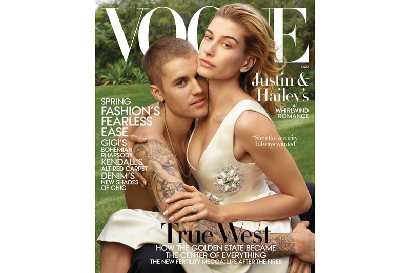 Justin Bieber Hailey Baldwin Vogue March 2019 Cover