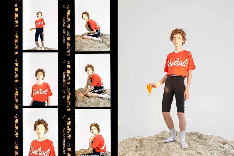 Kappa Kontroll Spring Summer 2019 Collection Lookbook Shirt Red Shorts Black