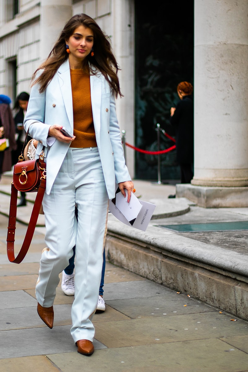 london fashion week fall winter 2019 fw19 street style streetsnaps gucci balenciaga jacquemus fendi vans raf simons