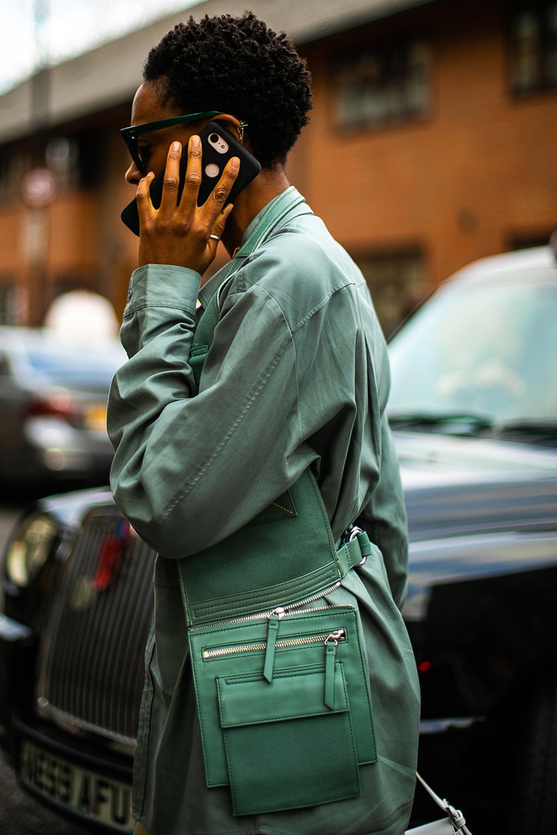 london fashion week fall winter 2019 fw19 street style streetsnaps gucci balenciaga jacquemus fendi vans raf simons