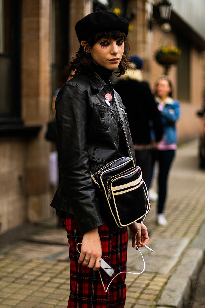 london fashion week fall winter 2019 fw19 street style streetsnaps gucci balenciaga jacquemus fendi vans raf simons