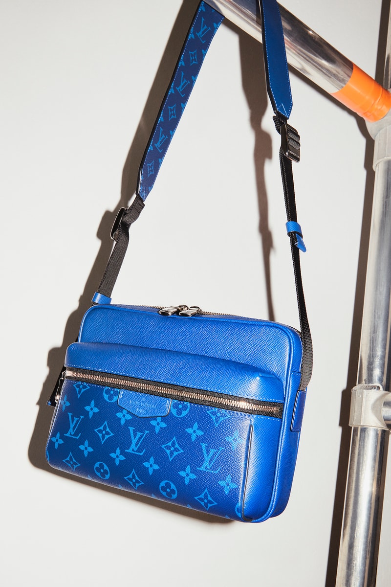 Cop Louis Vuitton's New Colorful Monogram Bags Backpack Suitcase Travel Keepall Yellow Blue LV Pattern Print Accessories