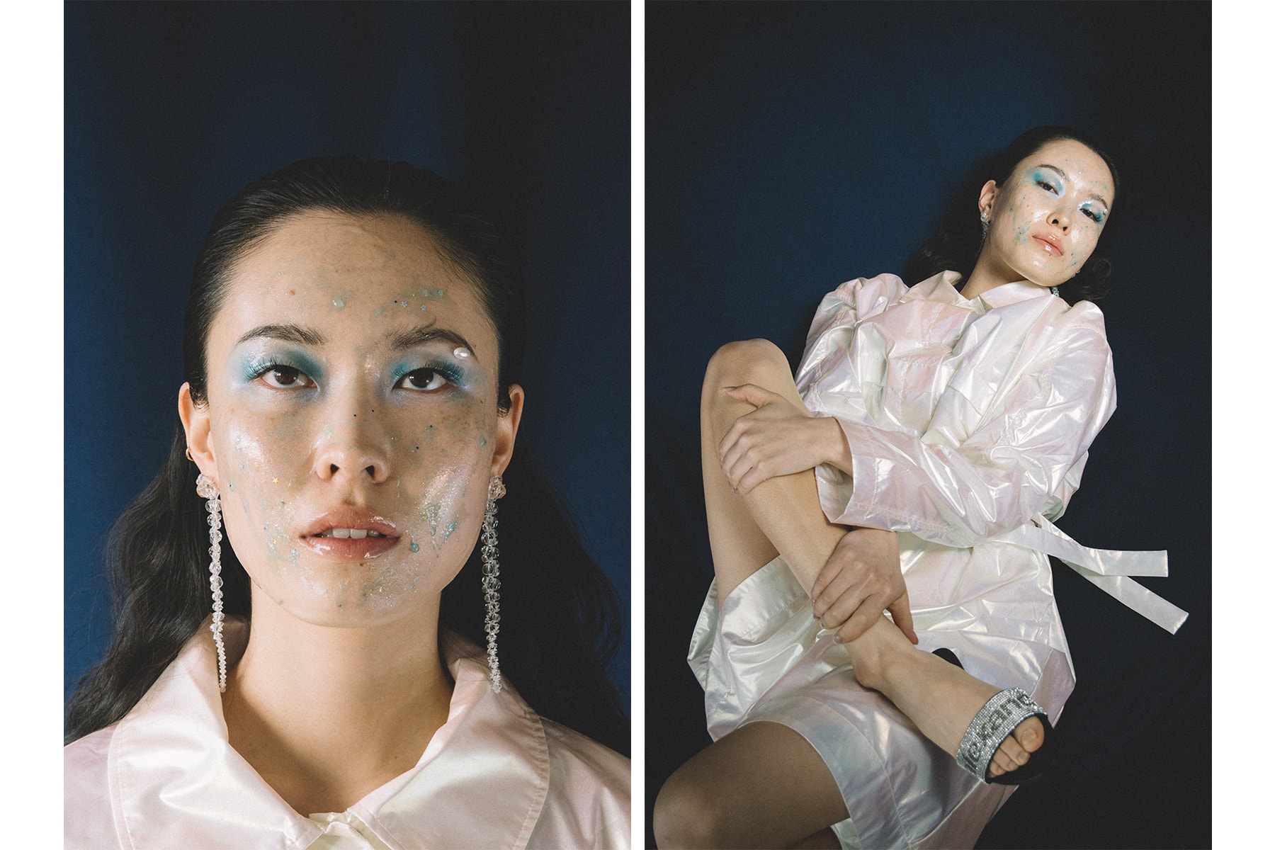 Chinese Lunar New Year Beauty Makeup Editorial Model Year of the Pig Fashion Asian
