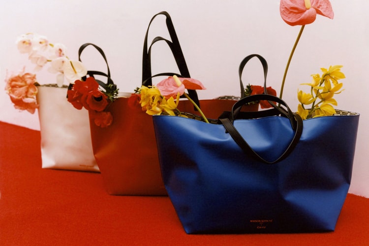Maison Kitsuné x CAHU's Le Petit Pratique Tote Is the Perfect Everyday Bag
