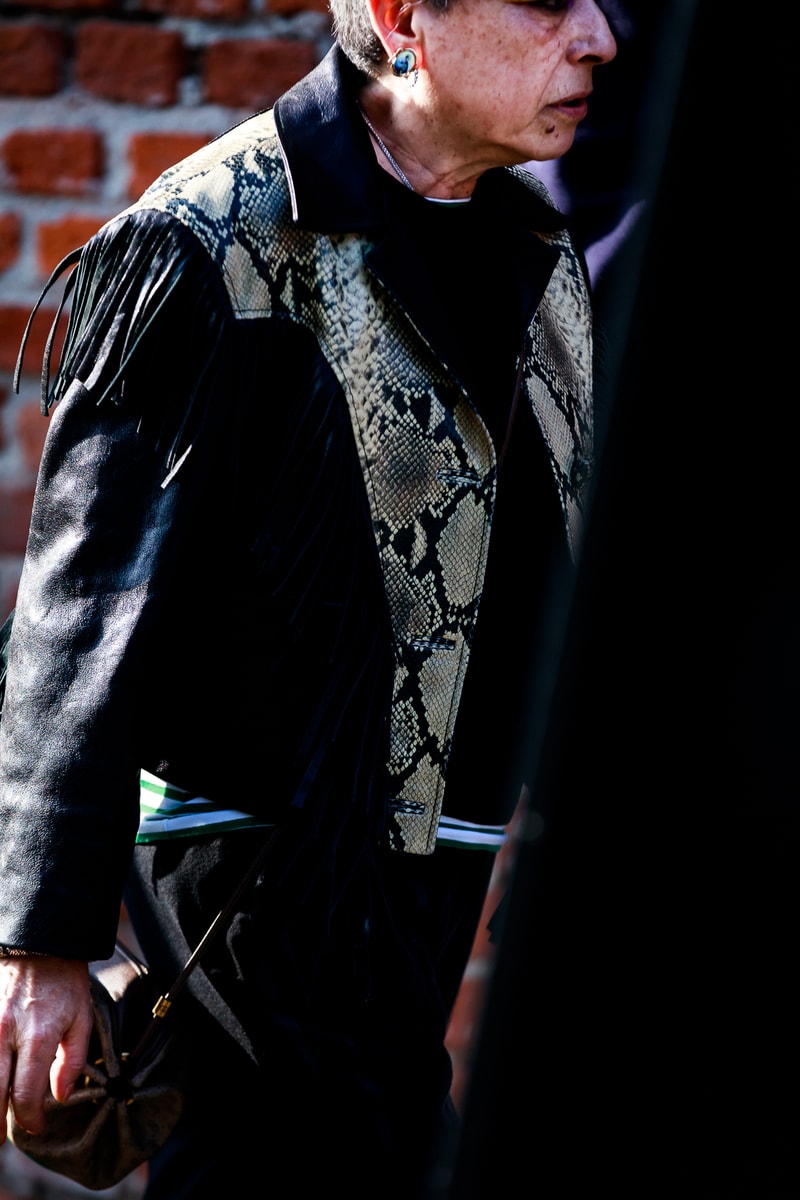 Milan Fashion Week Fall/Winter 19 Street Style Streetsnaps Looks FW19 MFW Chanel Gucci Fendi Vetements 