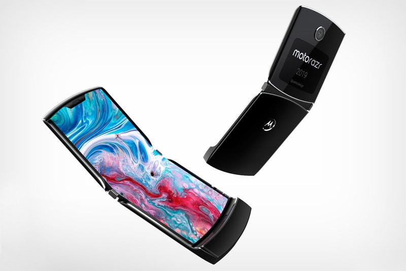 motorola razr flip phone potential first look rendering filed patent technology smartphone