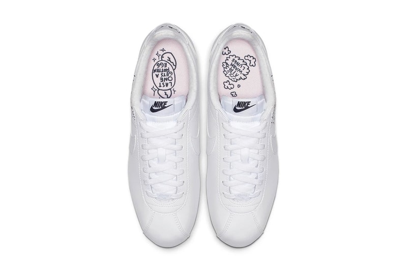 Nathan Bell and Nike Release A New Cortez Capsule Sneaker Pink White Iteration