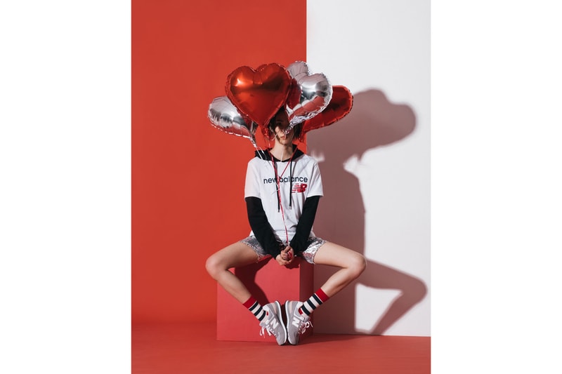 New Balance 574 Valentines Day Team Red Classic Grey