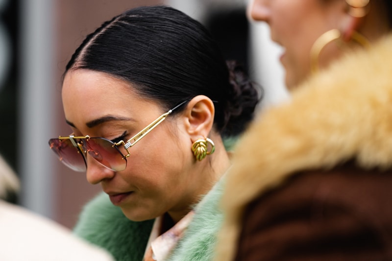 New York Fashion Week Fall Winter 2019 Street Style Snaps Coat Green