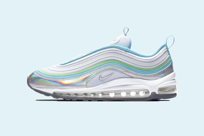 Feast Your Eyes on Nike's Iridescent Air Max 97 in White & Blue
