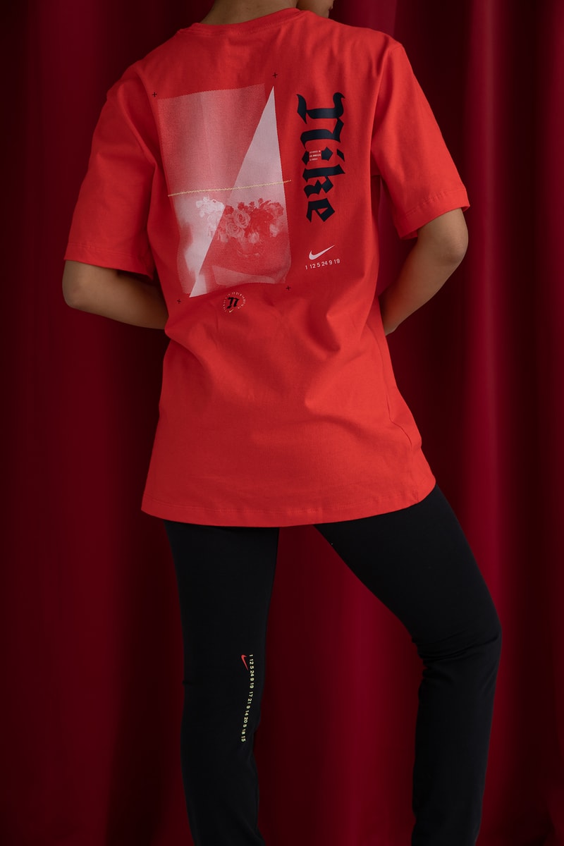Alexis Quintero x Nike LA Editions Collaboration unisex men's Oversized Crew t-shirt tights leggings logo