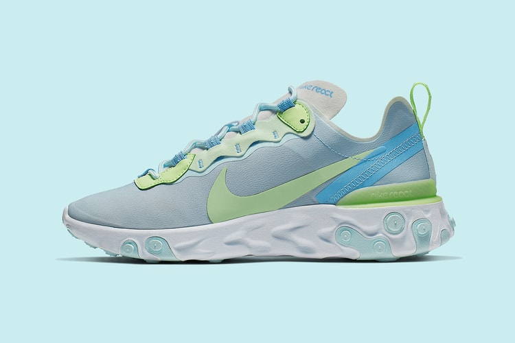 Nike's React Element 55 Gets Covered in "Frosted Spruce"