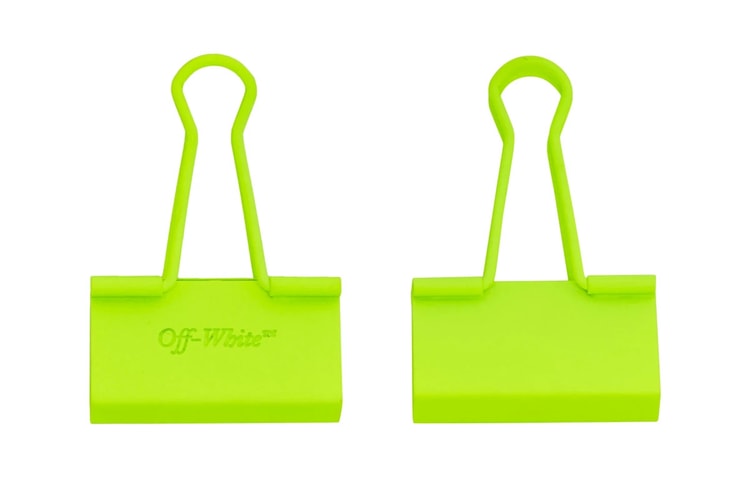 Virgil Abloh Just Released Actual Off-White™ Binder Clips