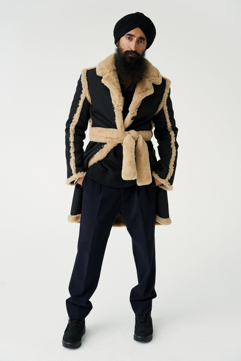 Opening Ceremony Fall Winter 2019 Lookbook Waris Ahluwalia Jacket Black Tan