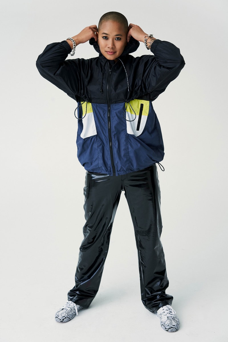 Opening Ceremony Fall Winter 2019 Lookbook Christine McCharen-Tran Hoodie Blue Black