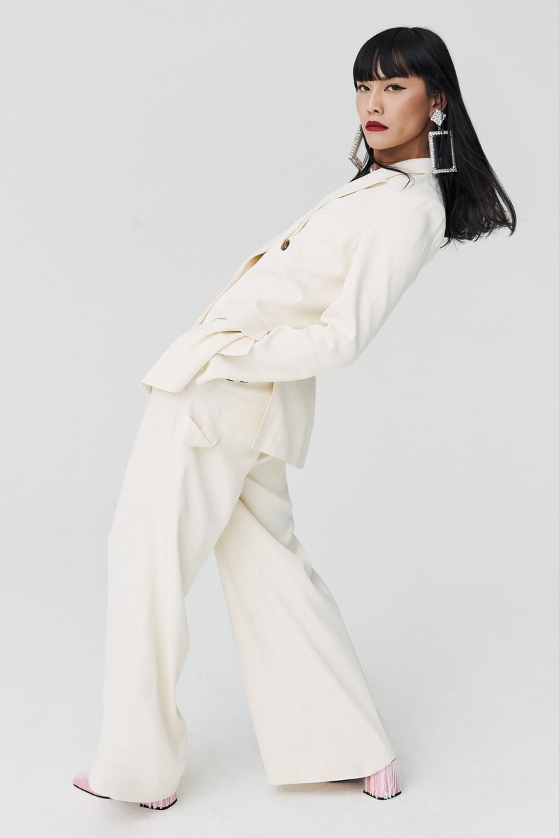 Opening Ceremony Fall Winter 2019 Lookbook Third Blazer Trousers White
