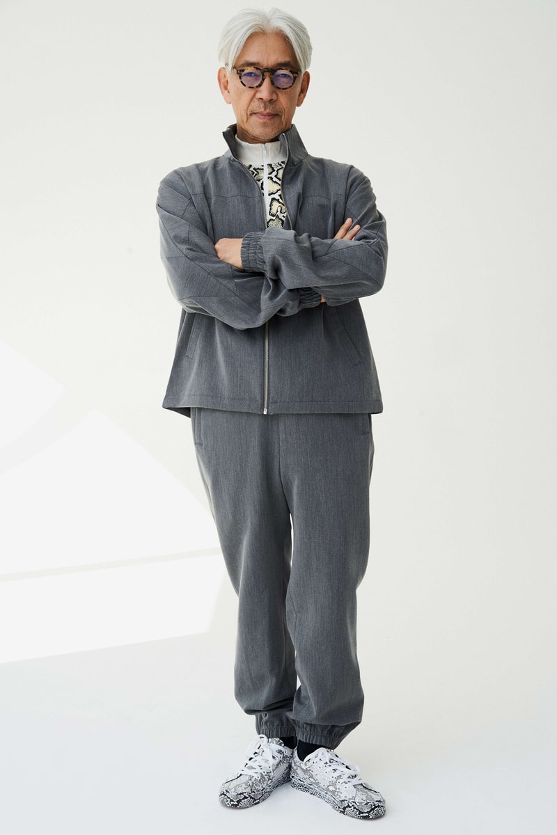 Opening Ceremony Fall Winter 2019 Lookbook Ryuichi Sakamoto Jacket Pants Grey