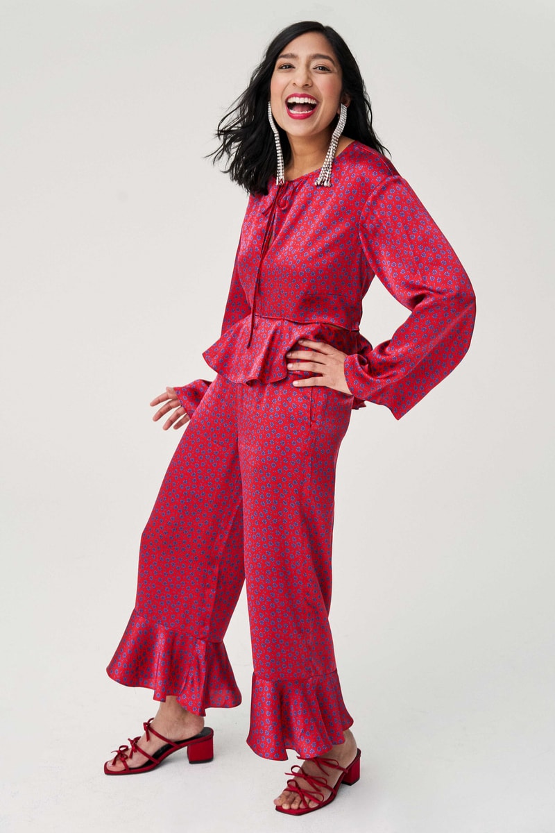 Opening Ceremony Fall Winter 2019 Lookbook Priya Krishna Top Pants Pink