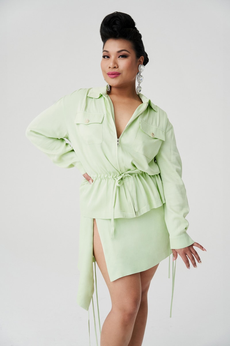 Opening Ceremony Fall Winter 2019 Lookbook Bibingka Mama Dress Green
