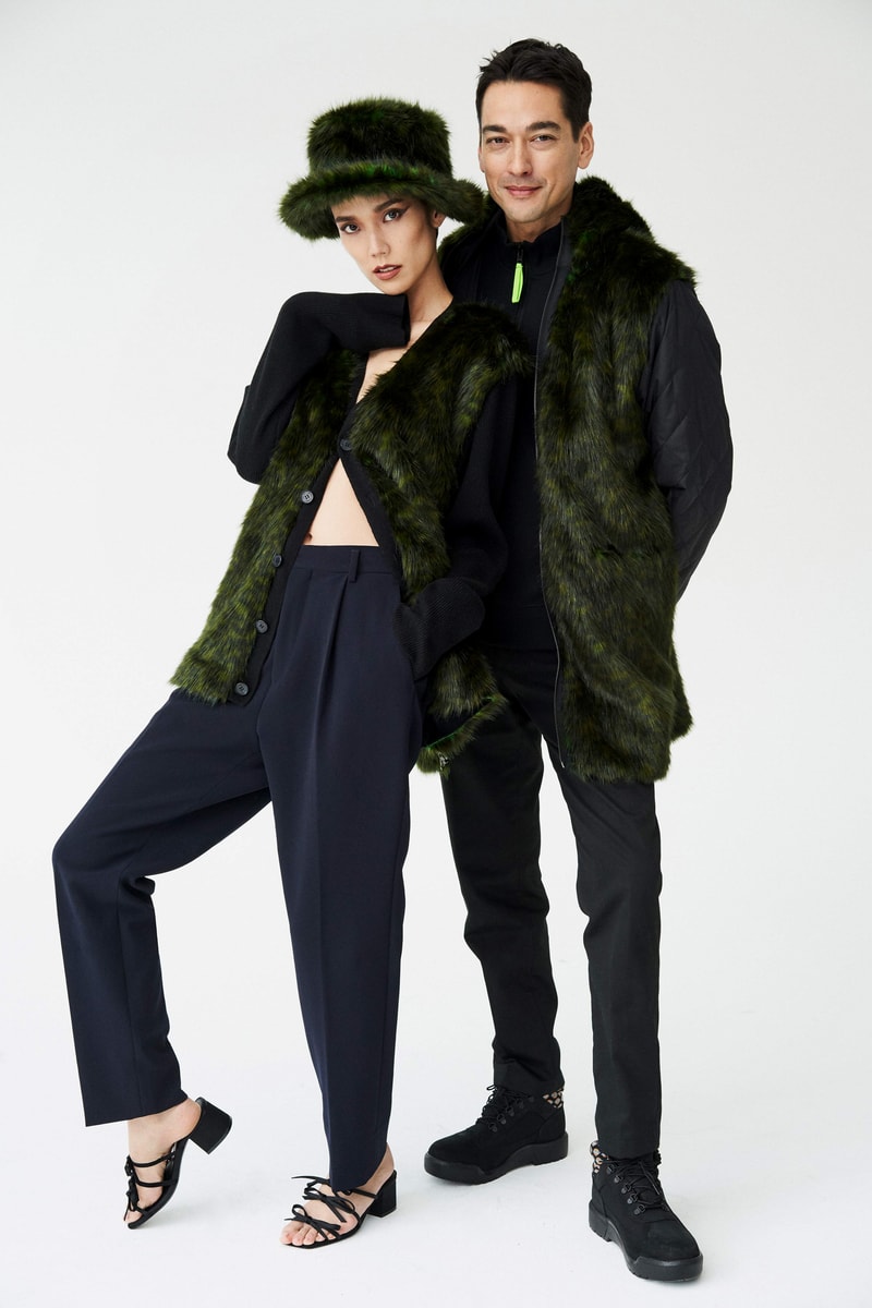 Opening Ceremony Fall Winter 2019 Lookbook Tao Okamoto Tenzin Wild Hat Jacket Sweater Green Black