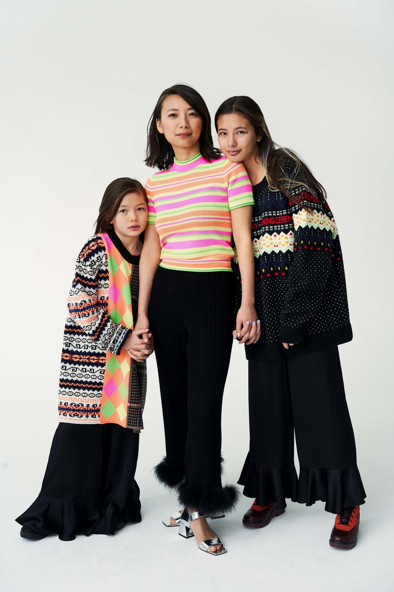 Opening Ceremony Fall Winter 2019 Lookbook Jing Liu Sweater Pnk Green Pants Black