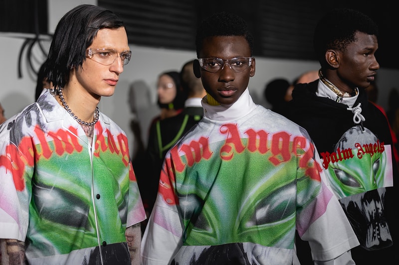 Palm Angels Fall Winter 2019 FW19 NYFW New York Fashion Week Runway Show Backstage Safety Glasses