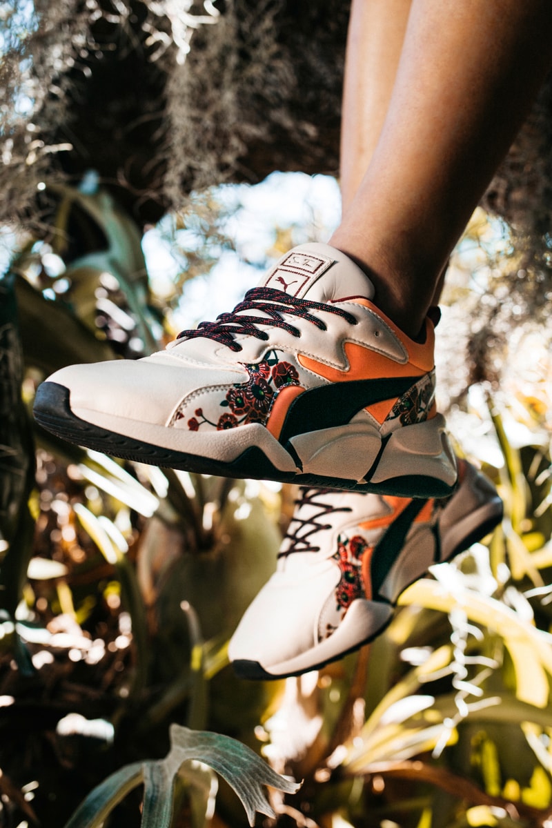 PUMA Collaborates With Artist Sue Tsai Sneaker Collaboration PUMA Nova Cali Basket Silhouettes Release