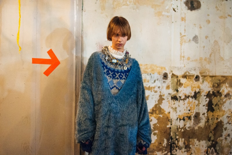  Backstage at R13's FW19 New York Fashion Week Show Kaia Gerber Adesuwa Aighewi Fall Winter 2019 Fashion Show Runway BTS Behind The Scenes Collection 