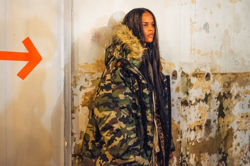  Backstage at R13's FW19 New York Fashion Week Show Kaia Gerber Adesuwa Aighewi Fall Winter 2019 Fashion Show Runway BTS Behind The Scenes Collection 
