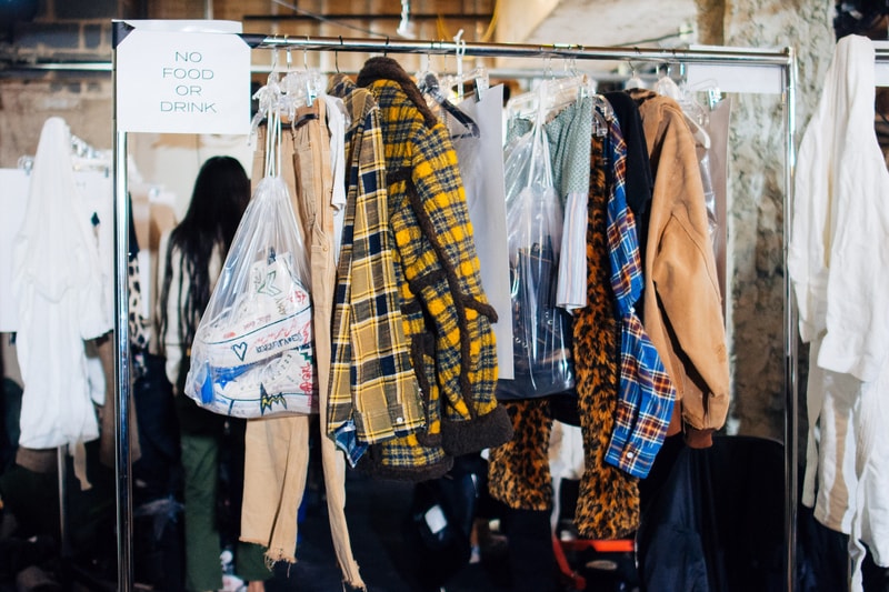  Backstage at R13's FW19 New York Fashion Week Show Kaia Gerber Adesuwa Aighewi Fall Winter 2019 Fashion Show Runway BTS Behind The Scenes Collection 