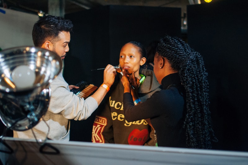  Backstage at R13's FW19 New York Fashion Week Show Kaia Gerber Adesuwa Aighewi Fall Winter 2019 Fashion Show Runway BTS Behind The Scenes Collection 