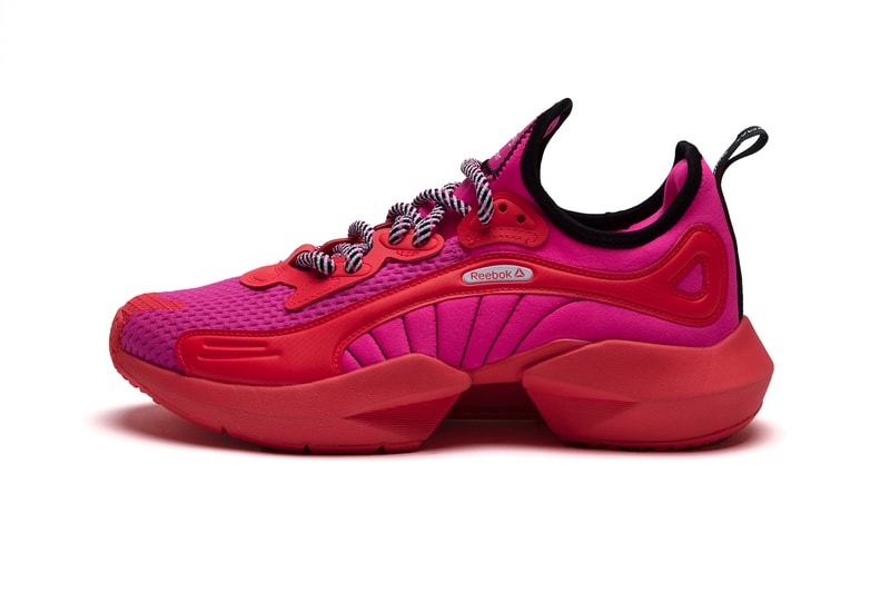 Chromat Reebok Sole Fury NYFW FW19 Collaboration Fuchsia Pink White Green Turquoise Blue