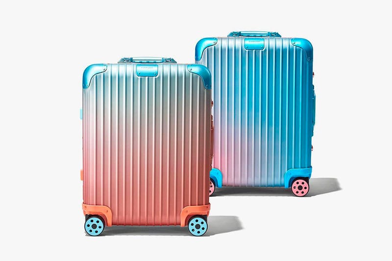 RIMOWA Paints Sunset Colors on Suitcases for Alex Israel Collaboration