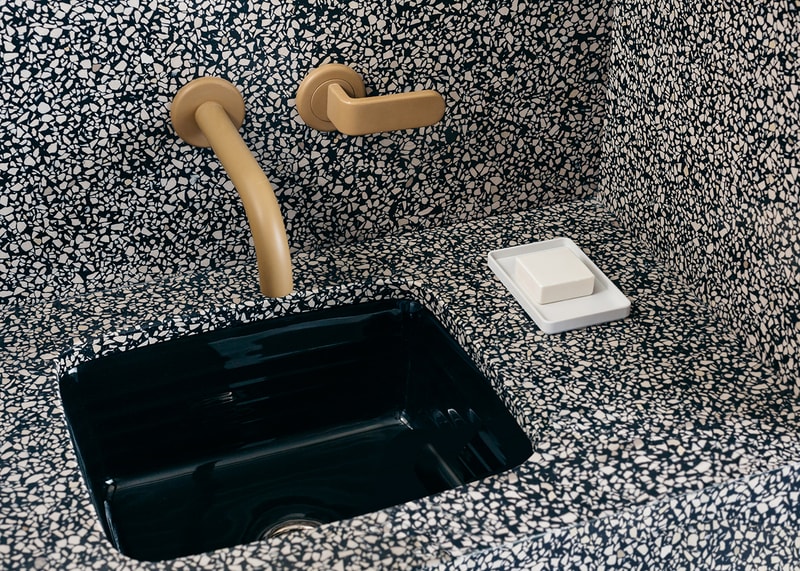 Sister City Hotel Atelier Ace New York City Room Interior Design Minimalist Bathroom Sink