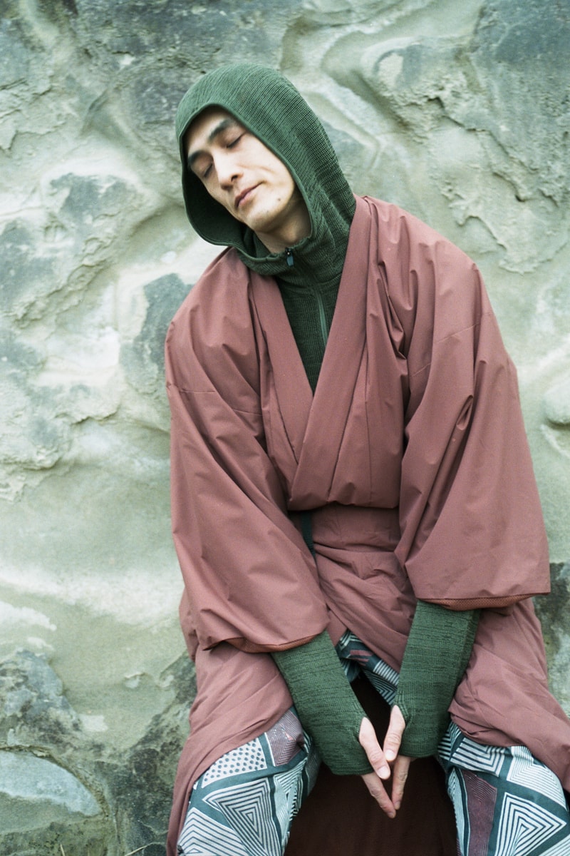 Snow Peak Fall Winter 2019 Collection Lookbook Jacket Red Hoodie Green