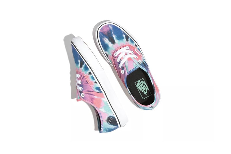 Vans Tie-Dye Pack Authentic Pink Blue White