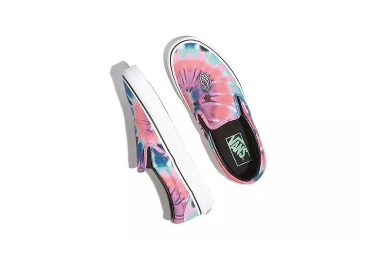 Vans Tie-Dye Pack Slip-On Pink Blue White