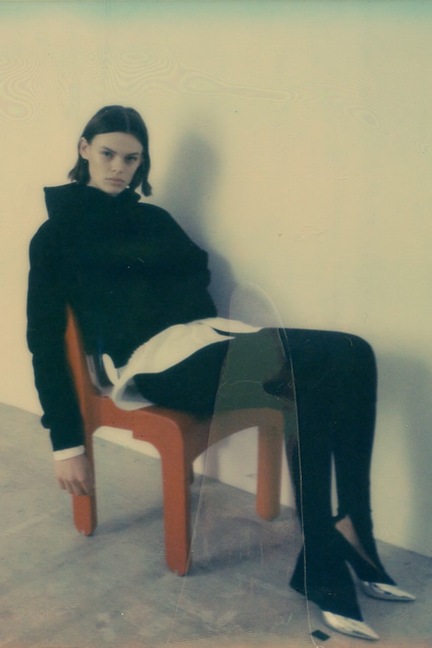 WARDROBE.NYC Street Collection Hooded Top Legging Black