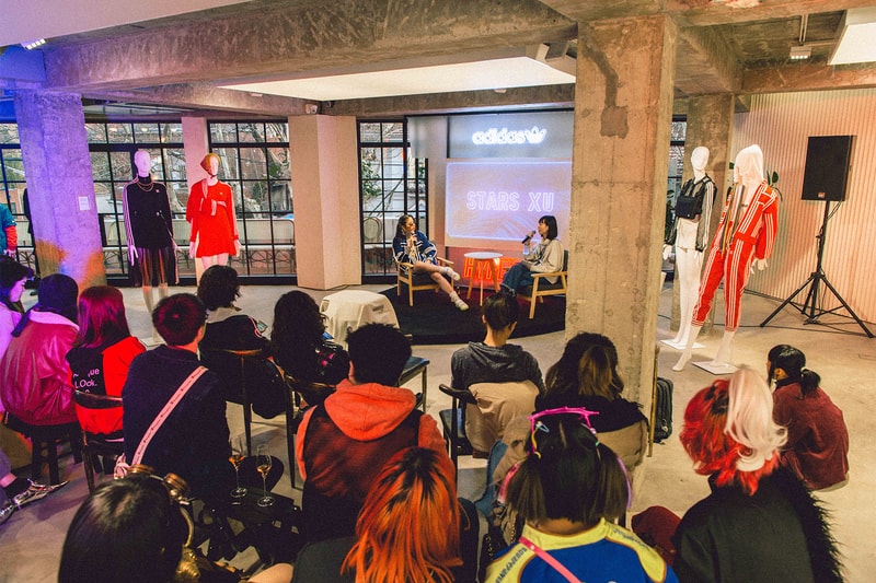 adidas originals sleek hypersleek shanghai popup recap china komi wednesday campanella fish zhang stars xu