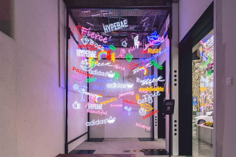 adidas originals sleek hypersleek shanghai popup recap china komi wednesday campanella fish zhang stars xu