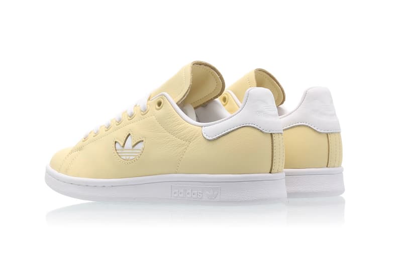 adidas gazelle silver green womens adidas Originals Stan Smith Women's Ftwr White/Powder Yellow/Pure Sulfur Shoes, Size: 9.5