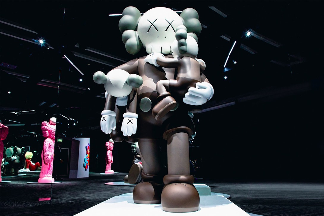 KAWS: ALONG THE WAY Hong Kong Exhibition Companion Sculpture Brown