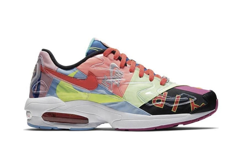 Atmos x Nike Air Max 2 Light Patchwork Release Colorful Sneaker Collaboration Shoe Trainer