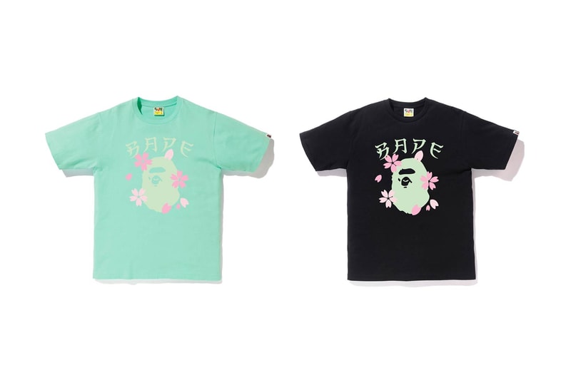 BAPE Sakura Cherry Blossom T Shirt Shorts Hats