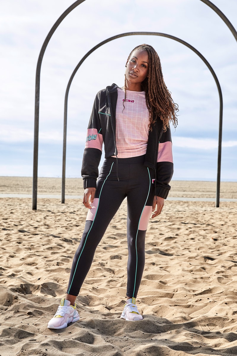 Barbie x PUMA NOVA Pack Tracksuit Black Sneakers White Yellow Pink