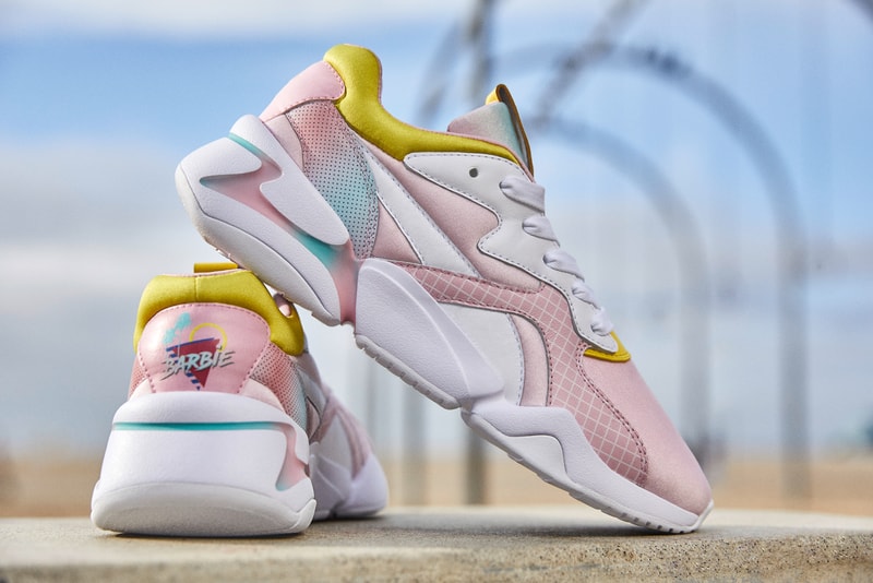 Barbie x PUMA NOVA Pack Sneakers White Yellow Pink