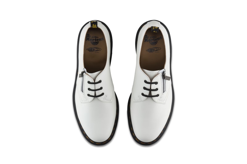 BEAMS Dr Martens 1461 Shoe White Black Leather