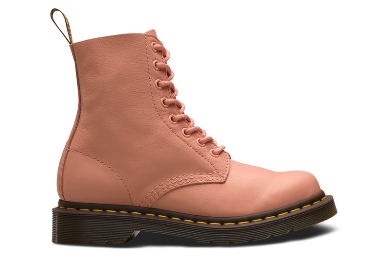 Dr. Martens 1460 Pascal Boot Living Coral Salmon Pink Pantone Color of the Year 2019
