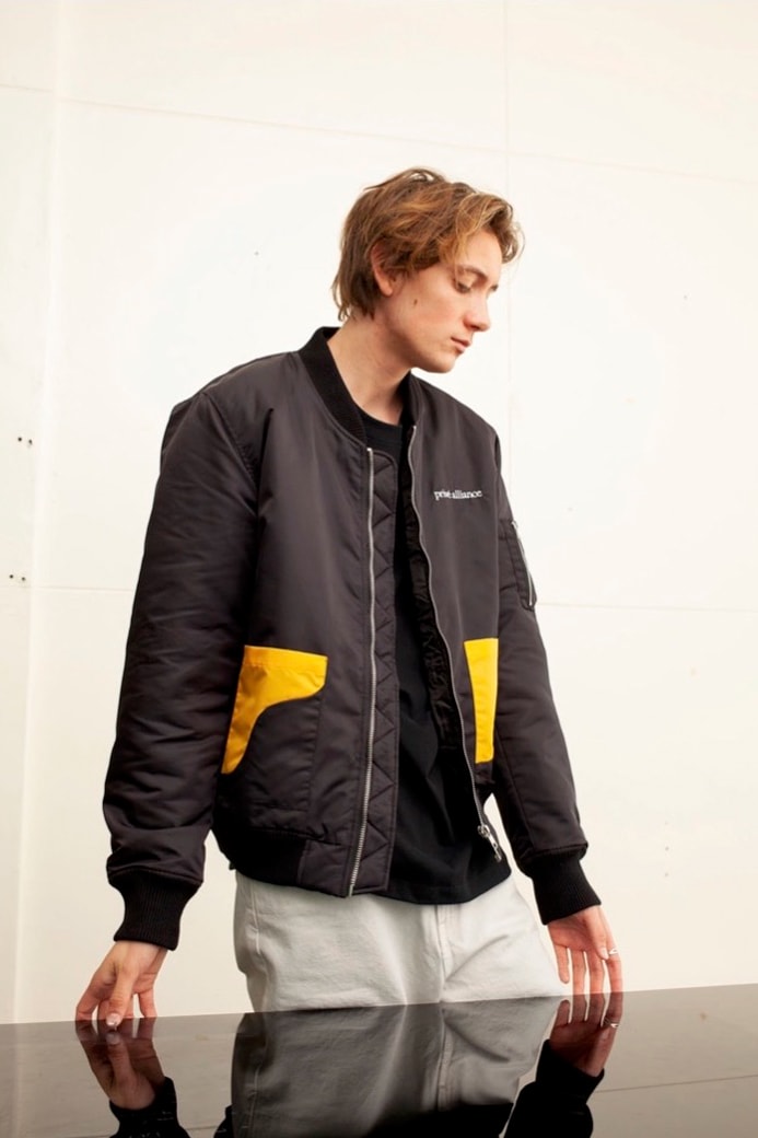 EXO Baekhyun Prive Drop Bomber Jacket Black