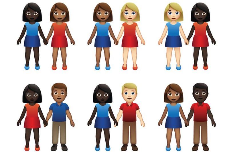 Here's Your First Look at the New Interracial Couple Emojis